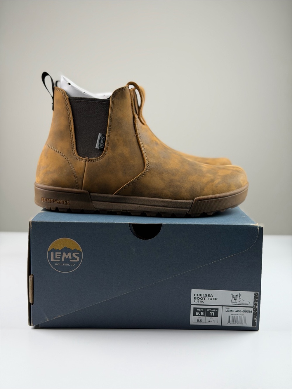 Lems Chelsea Boot Tuff in Rustic, Size 9.5 Men / 11 Women - Picture 4 of 11